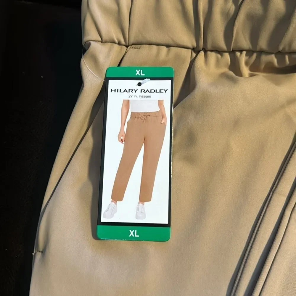 Hilary Radley Ladies' Pull-On Pant with Pockets XL Tan - Picture 7 of 8